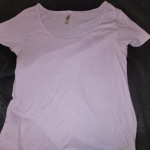 Lularoe tee top tunic light soft purple  M
